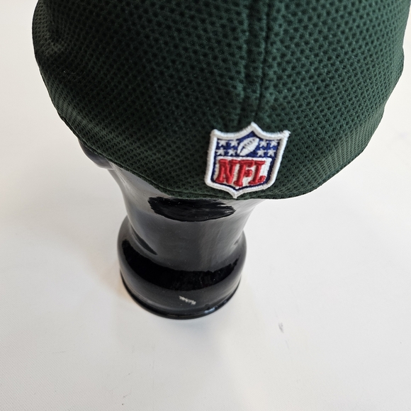 New Era 3930 New York NY Jets Green NFL Flex Fit Sideline Hat Large/ XL Microera - Picture 8 of 9